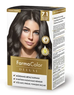 Farmacolor Deluxe Saç Boyası Küllü Kumral 7.1