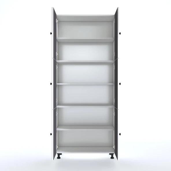 Kenzlife mutfak dolabı tahiri gribyz 188*80*37 çok amaçlı dolap arkalıklı - 3