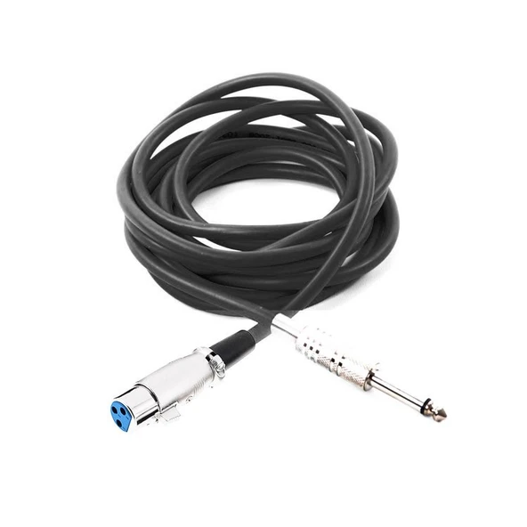 Kablo Mikrofon Pro 5 Metre Siyah KJM5BK - 4