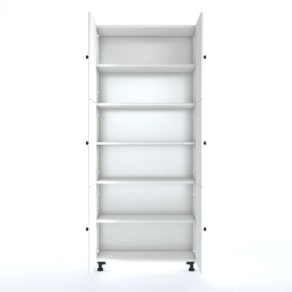 Kenzlife mutfak dolabı tahiri byz 188*80*37 çok amaçlı dolap arkalıklı - 3