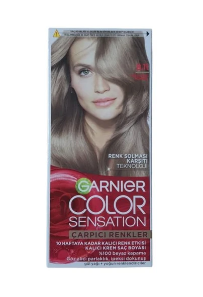 Garnier Çarpıcı Renkler 8.11 Küllü İnci Kumral