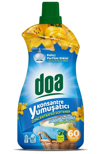 Doa Konsantre Yumuşatıcı Lilyum & lotus Çiçeği 1500 ML