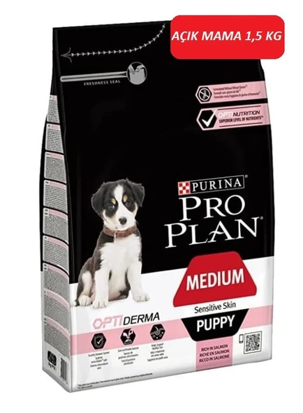Pro Plan Medium Puppy Orta Irk Somonlu Yavru Köpek Maması 1,5 KG