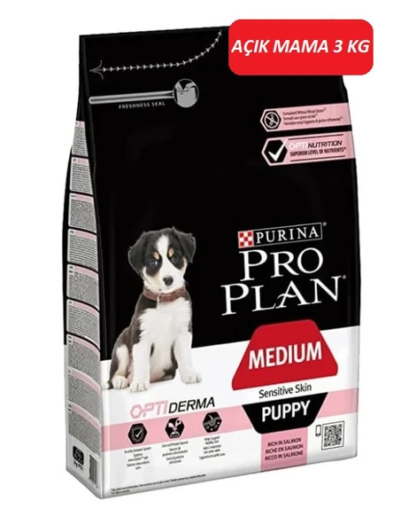Pro Plan Medium Puppy Orta Irk Somonlu Yavru Köpek Maması 3 KG
