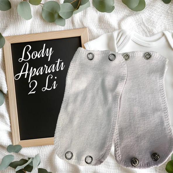 Organik Body Uzatma Aparatı 2 Çıtçıtlı 2'li(9,5cm)