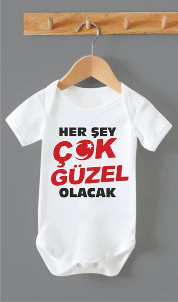 Organik %100 Pamuk Bebek Body Badi Zıbın ZBN480