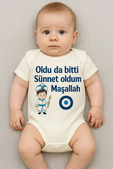 Organik %100 Pamuk Bebek Body Badi Zıbın ZBN482