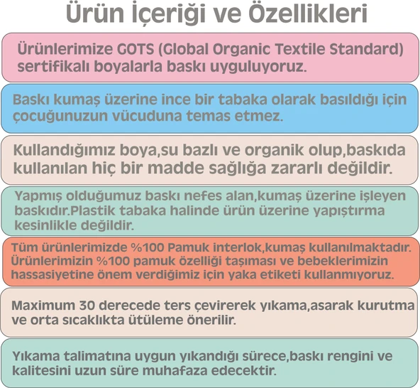 ORGANİK %100 PAMUKLU YAVRU KARTAL BASKILI Bebek Body Çıtçıtlı Badi 000 - 2
