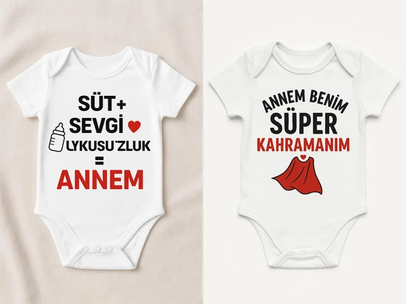 Organik %100 Pamuk Bebek Body Badi Zıbın ZBN524