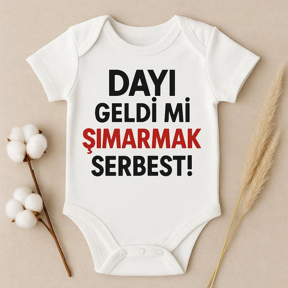 Organik %100 Pamuk Bebek Body Badi Zıbın ZBN504