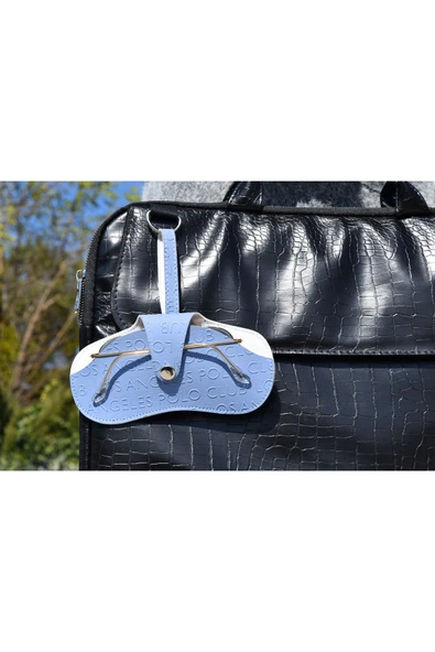 ömrüm style Asılabilir Gözlük Kılıfı Charm Bebe Mavi - 3