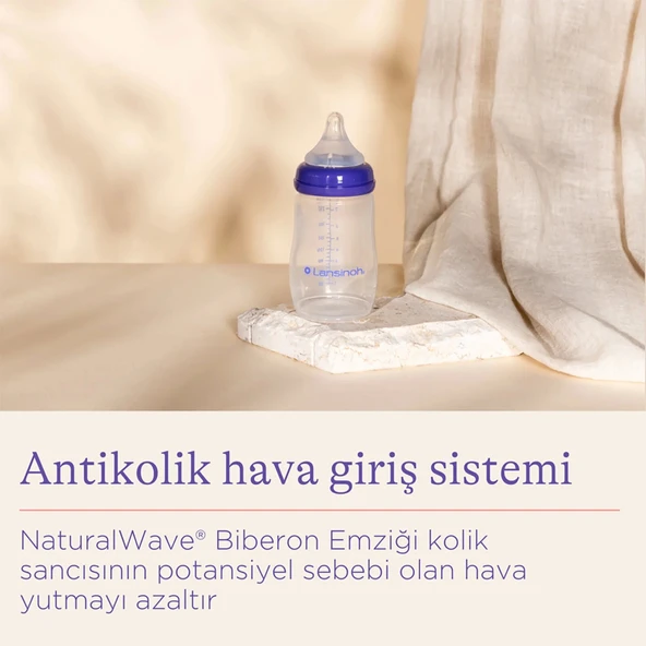 Lansinoh Biberon 2'li Natural Wawa Biberon Emziği 240 Ml - 7