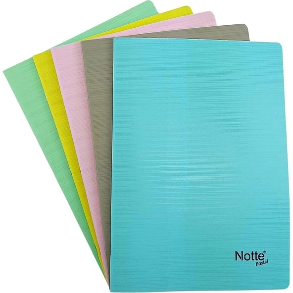 Notte Defter A4 Pastel Pp 80 Yp.çizgili  10-337