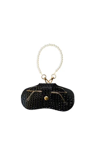 ömrüm style Asılabilir Gözlük Kılıfı Charm Siyah İnci - 2