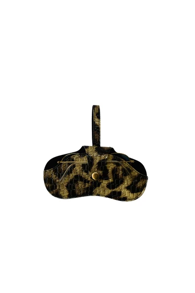 ömrüm style Asılabilir Gözlük Kılıfı Charm Leopar