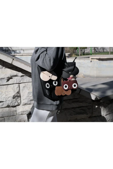 ömrüm style Asılabilir Gözlük Kılıfı Charm Gri - 3