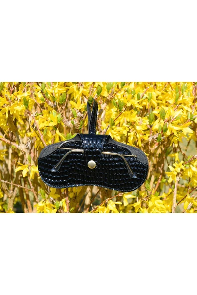 ömrüm style Asılabilir Gözlük Kılıfı Siyah - 2