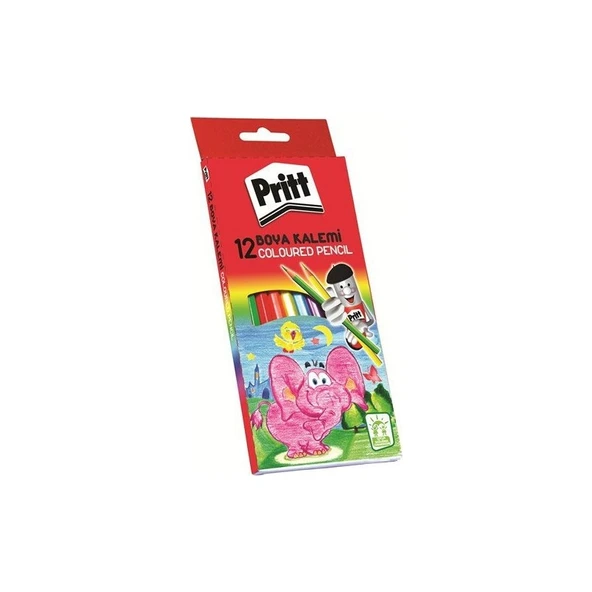 Pritt 12'li Karton Kutu Kuru Boya Kalemi