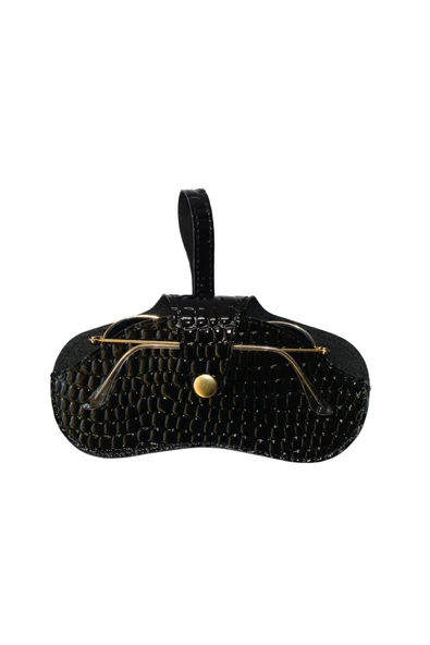 ömrüm style Asılabilir Gözlük Kılıfı Siyah