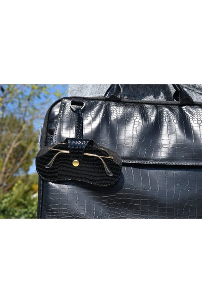 ömrüm style Asılabilir Gözlük Kılıfı Siyah - 3