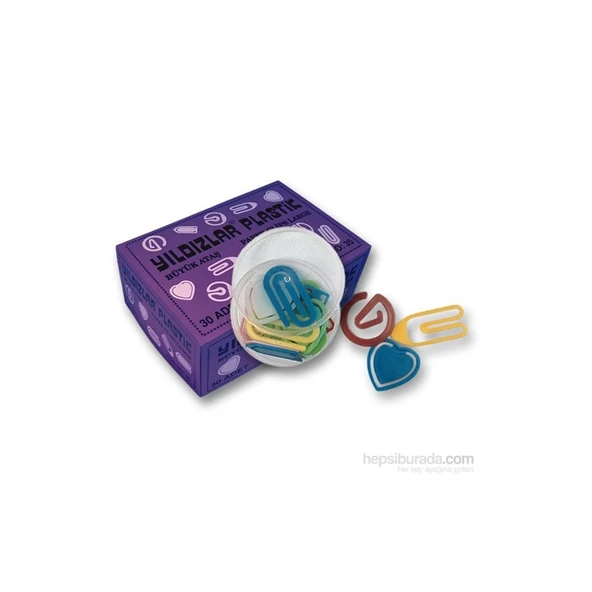 Yıldızlar Kod:035 Plastik Ataç Büyük