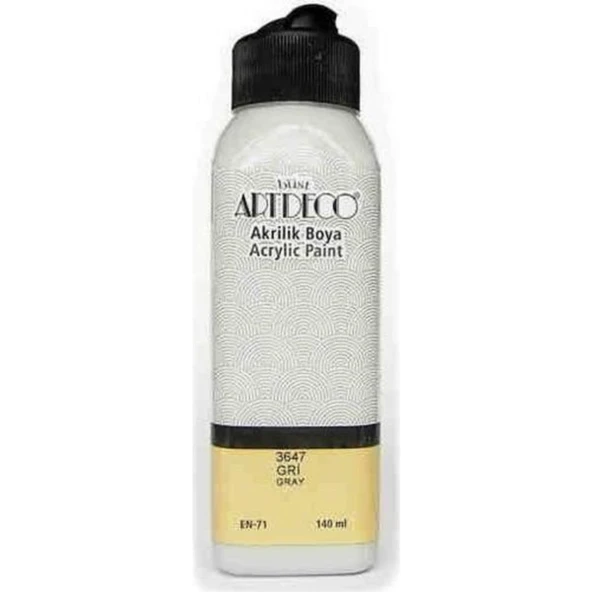Artdeco Akrilik Boya Artdeco  Gri 140ML.(3647)