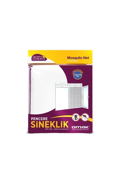 ARMESE Pencere Sineklik Sinek Tülü Böcek Tutucu 130x150 Cm Özel Kesim Cırt Bantlı - 5