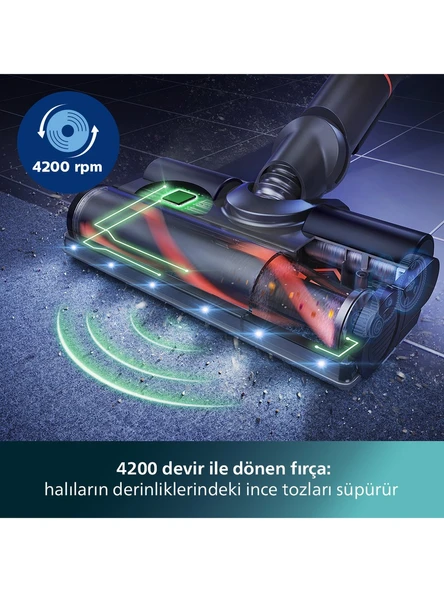 Philips 8000 Serisi Aqua Plus XC8053/01 Şarjlı Dikey Süpürge - 5