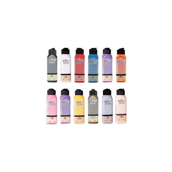 Artdeco Akrilik Boya 140 ml 12'li ürün görseli 1
