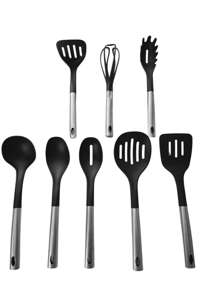 ARMESE Şık Tasarım Metal Saplı 8 Parça Servis Seti - Resim 3