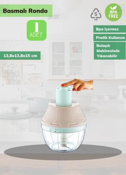 Basmalı Rondo Pratik Bas-Kes Rondo BPA Free