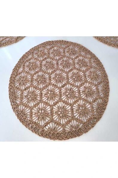 ARMESE 1 Adet Örgü, Supla(SERVİS TABAK ALTLIĞI) 36 Cm