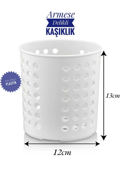ARMESE Tezgah Üstü Kaşıklık Servis Standı Dik Kaşıklık Düzenleyici 13x12