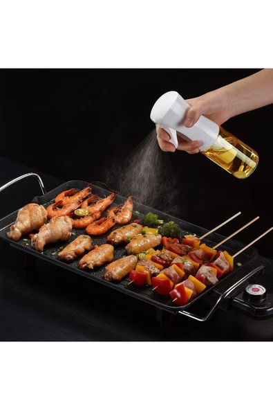 ARMESE Sirke Yağ Püskürtücü Yağdanlık 200ml Pratik Püskürtmeli Sprey Cam Şişe Zeytinyağı - 2