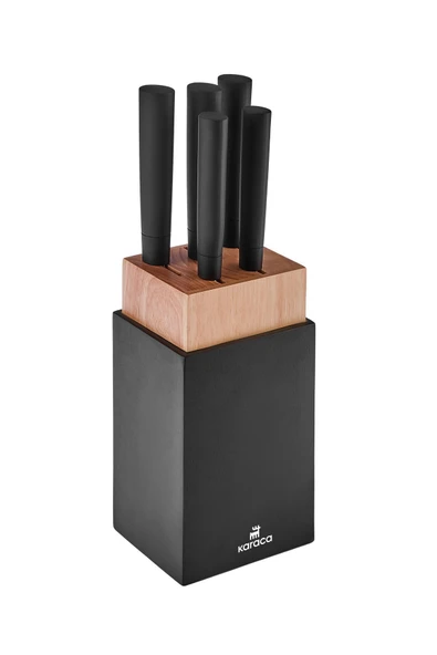 Karaca Viego 6 Parça Bıçak Seti Black - 5