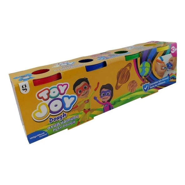 Toy Joy Dough Oyun Hamuru 4 Canlı Renk 480 gr
