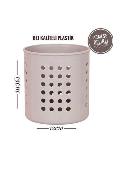 ARMESE Tezgah Üstü Kaşıklık Servis Standı Dik Kaşıklık Düzenleyici 13x12 - 4