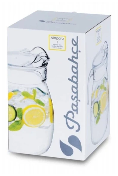Paşabahçe 43864 Sürahi Karaf Niagara Şeffaf Kapak - 4