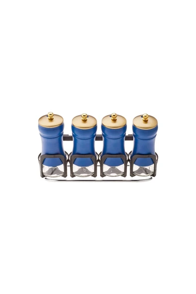 Karaca 5 Parça Blue Berry 5 Parça Line Cam Baharat Takımı Cam