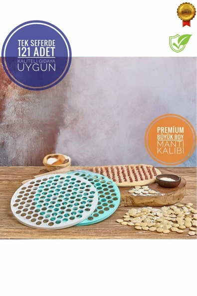 ARMESE Pratik Mantı Kalıbı Mantı Kesme Aparatı Büyük Boy  32 cm - 3