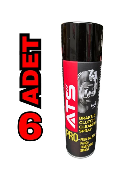 ATS Fren Balata Ve Parça Temizleme Spreyi 500ml (6 Adet)