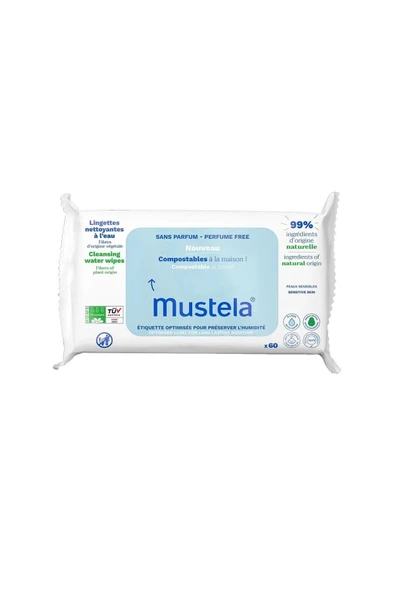 Mustela Kompost Islak Mendil Parfümsüz 60 Adet