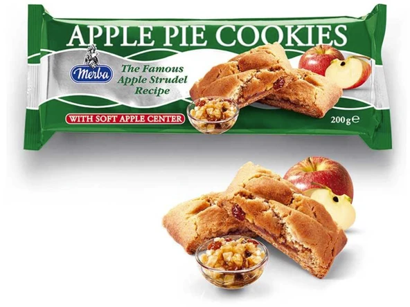 Merba Apple Pie Cookies 200 Gr. (1 Adet)