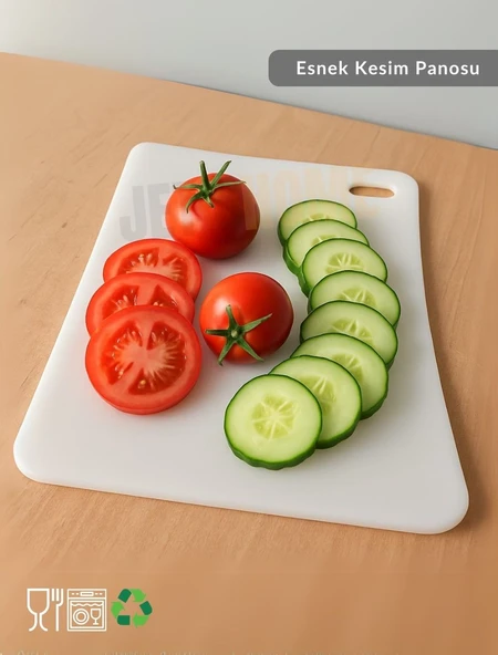 Esnek Kesim Panosu Doğruma Tahtası Salata Meyve Kesme Tahtası
