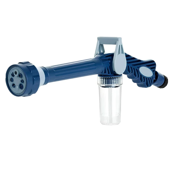 Araç Yıkama Köpürtme Tabancası Bahçe Sulama 8 Fonksiyonlu Deterjan Hazneli Hortum Bağlantılı 1 Adet - 5