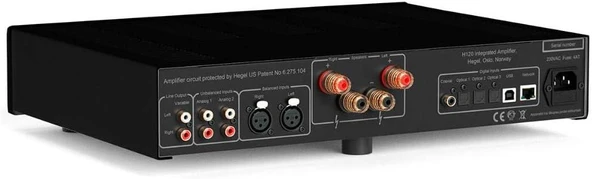 Hegel H120 Entegre Siyah Amfi 2x75 Watt