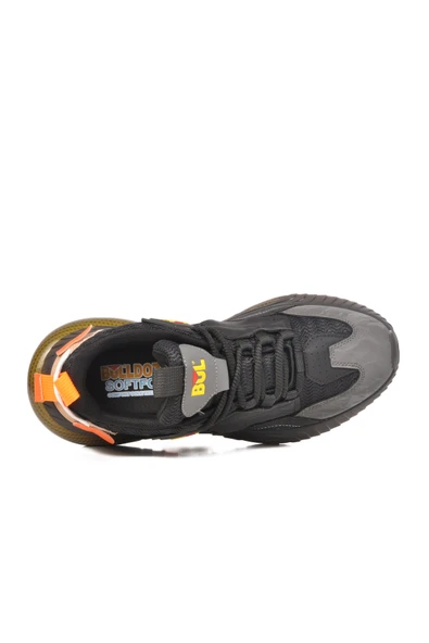 Bulldozer Siyah Dar Kalıp Memory Foam Erkek Spor Ayakkabı - Resim 4