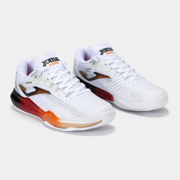 Joma Point Erkek Beyaz Toprak Kort Tenis Ayakkabısı TPOIS2532C - 2