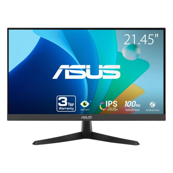 Asus VY229HF 21.5" 100Hz 1Ms VGA+HDMI FullHD Adaptive-Sync IPS Vesa Monitör