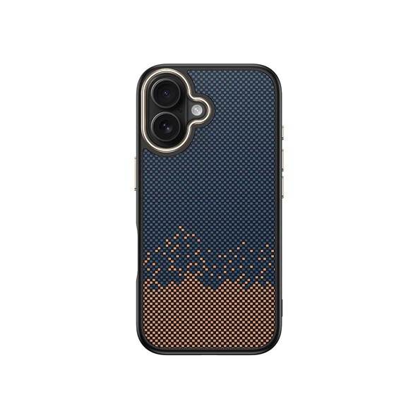 Zipax Apple iPhone 16 Plus Kılıf Magesafe Şarj Özellikli Karbon Fiber Görünümlü Zr-Antina ürün görseli 1